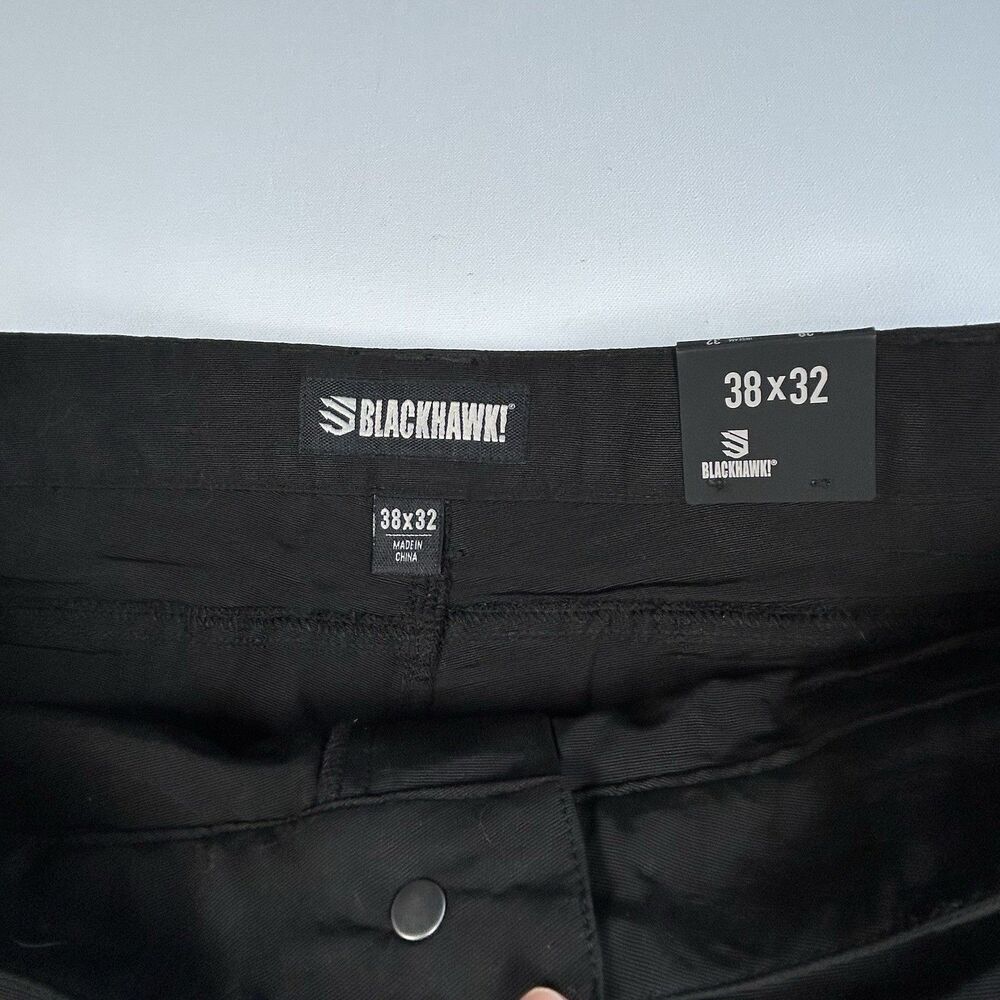 NWT BLACKHAWK! Men's Black Solid Tactical Tac Life Pants Reg 38x32 TPO2BK38X32 - Picture 5 of 10